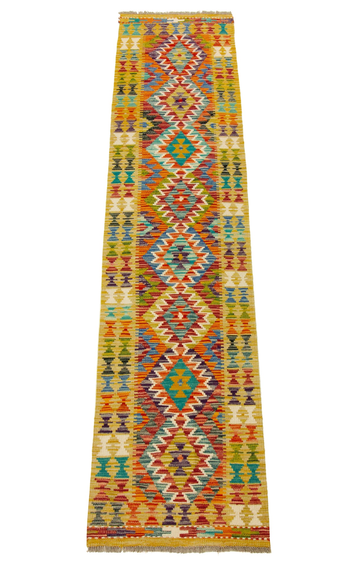 Kilim Afgano | 246 x 63 cm