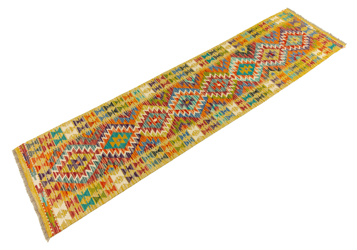 Kilim Afgano | 246 x 63 cm