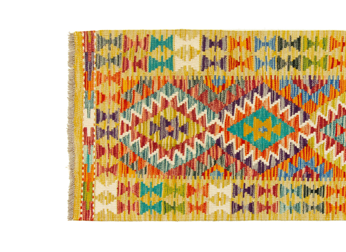 Kilim Afgano | 246 x 63 cm