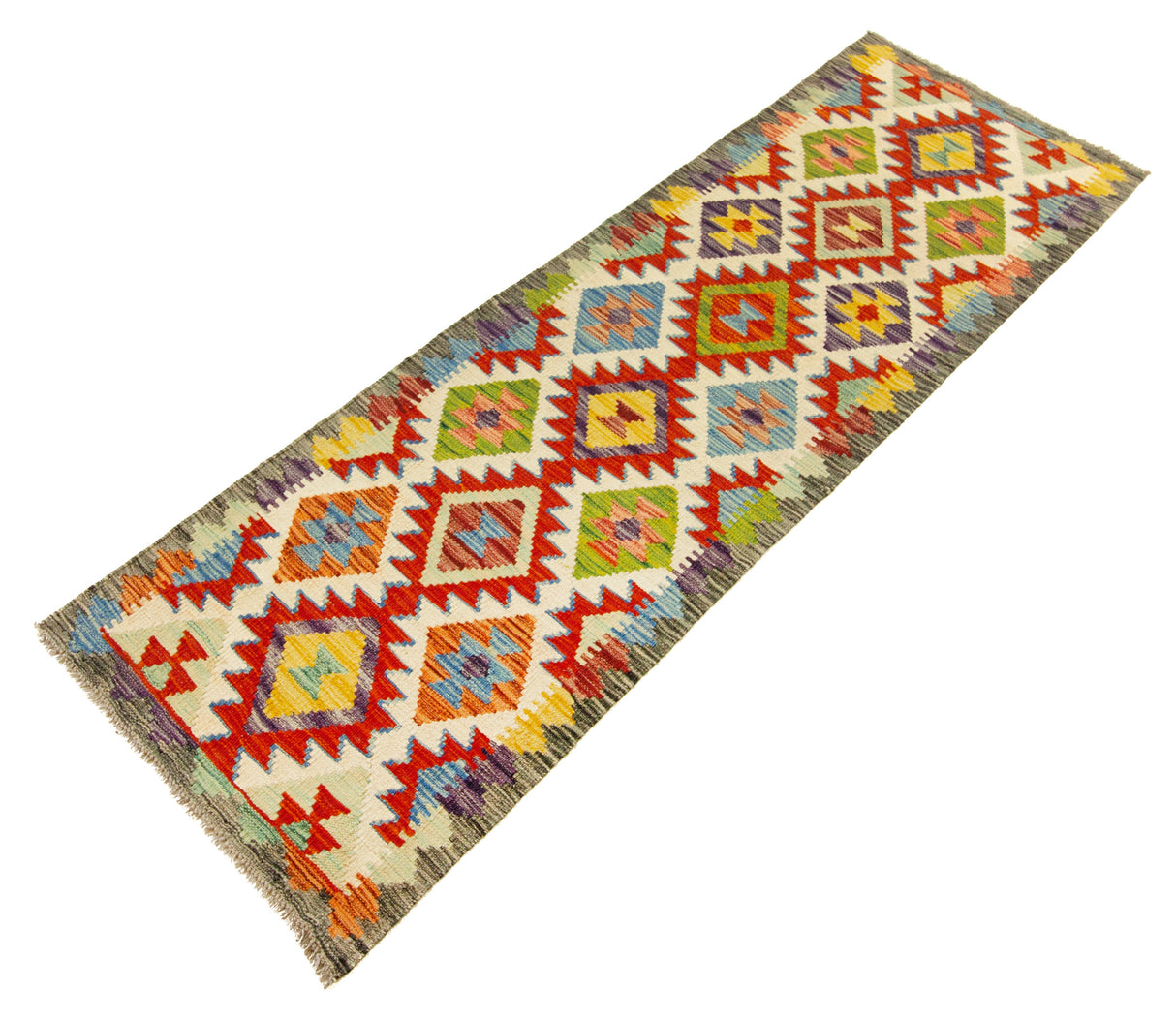 Kilim Afgano | 196 x 63 cm