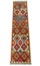 Kilim Afgano | 248 x 62 cm