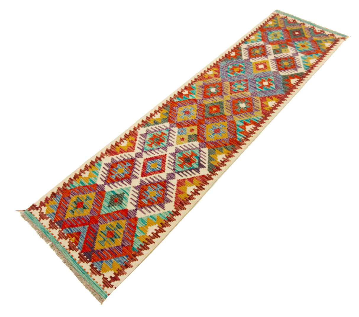 Kilim Afgano | 248 x 62 cm