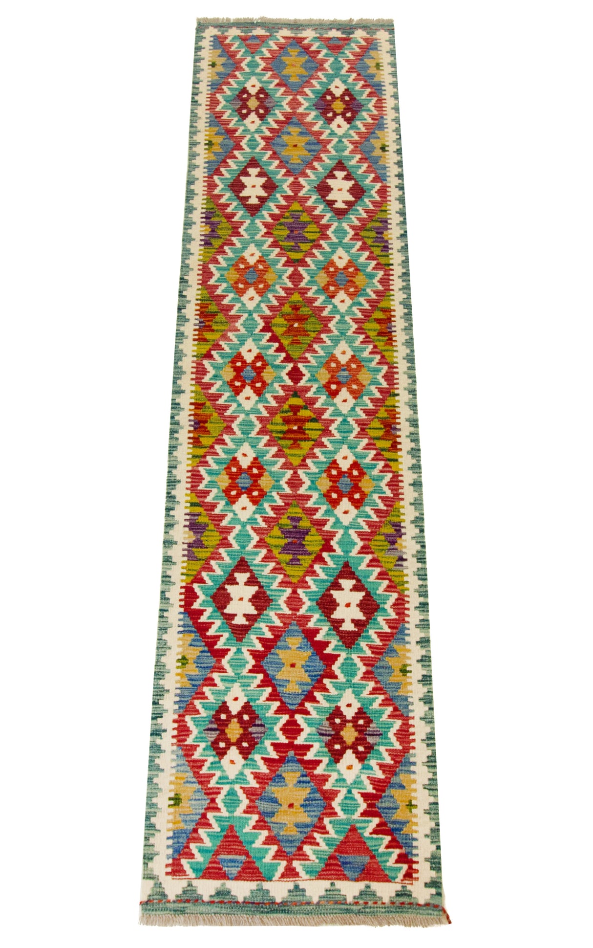 Kilim Afgano | 254 x 65 cm