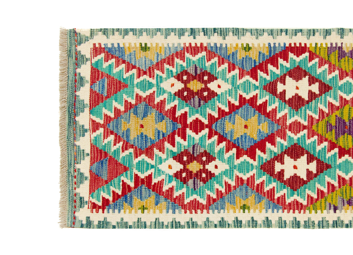 Kilim Afgano | 254 x 65 cm