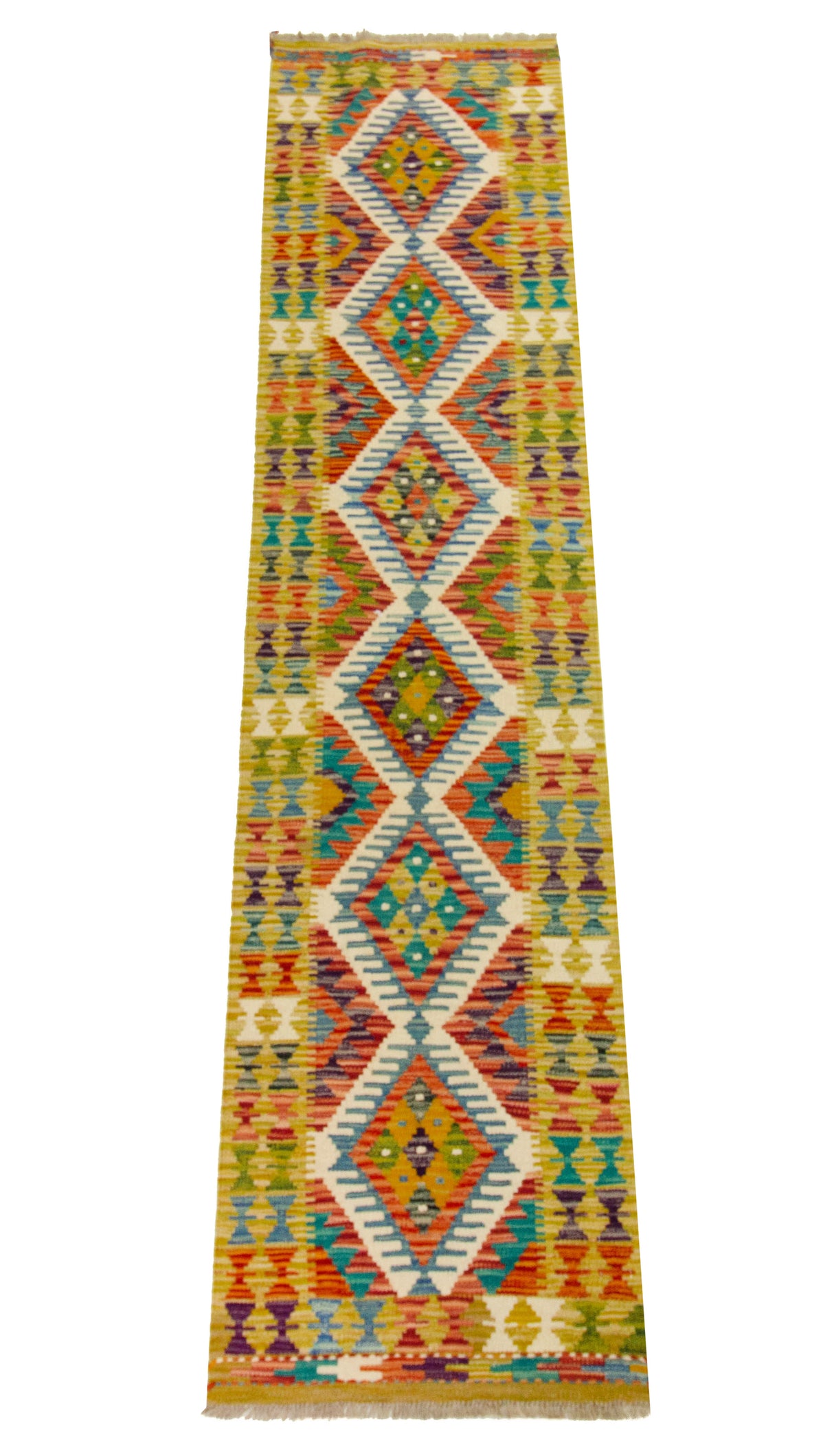 Kilim Afgano | 249 x 60 cm