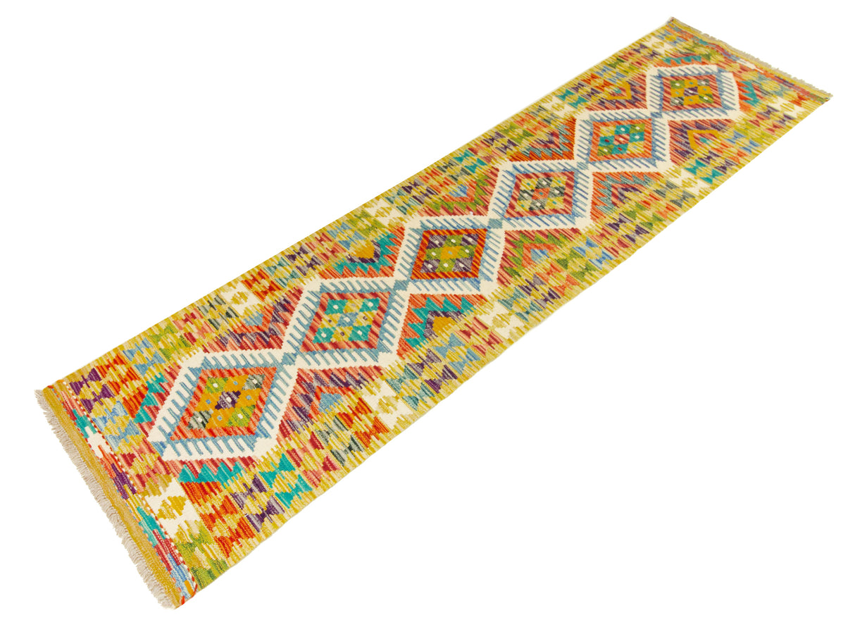 Kilim Afgano | 249 x 60 cm