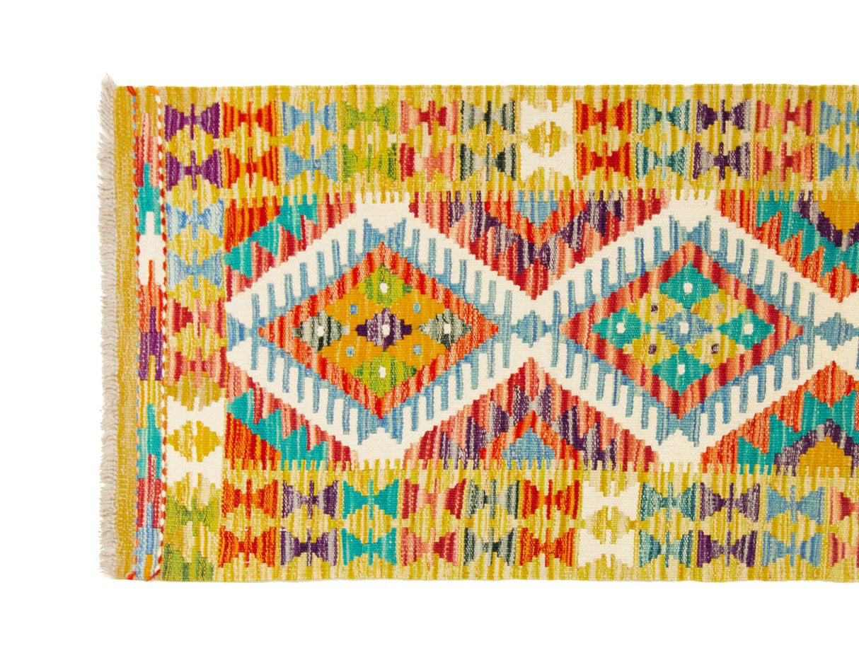 Kilim Afgano | 249 x 60 cm