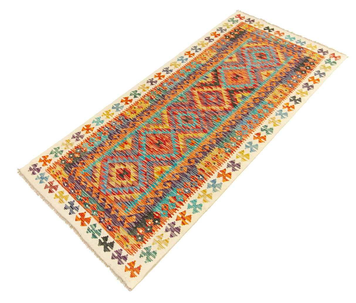 Kilim Afgano | 203 x 90 cm
