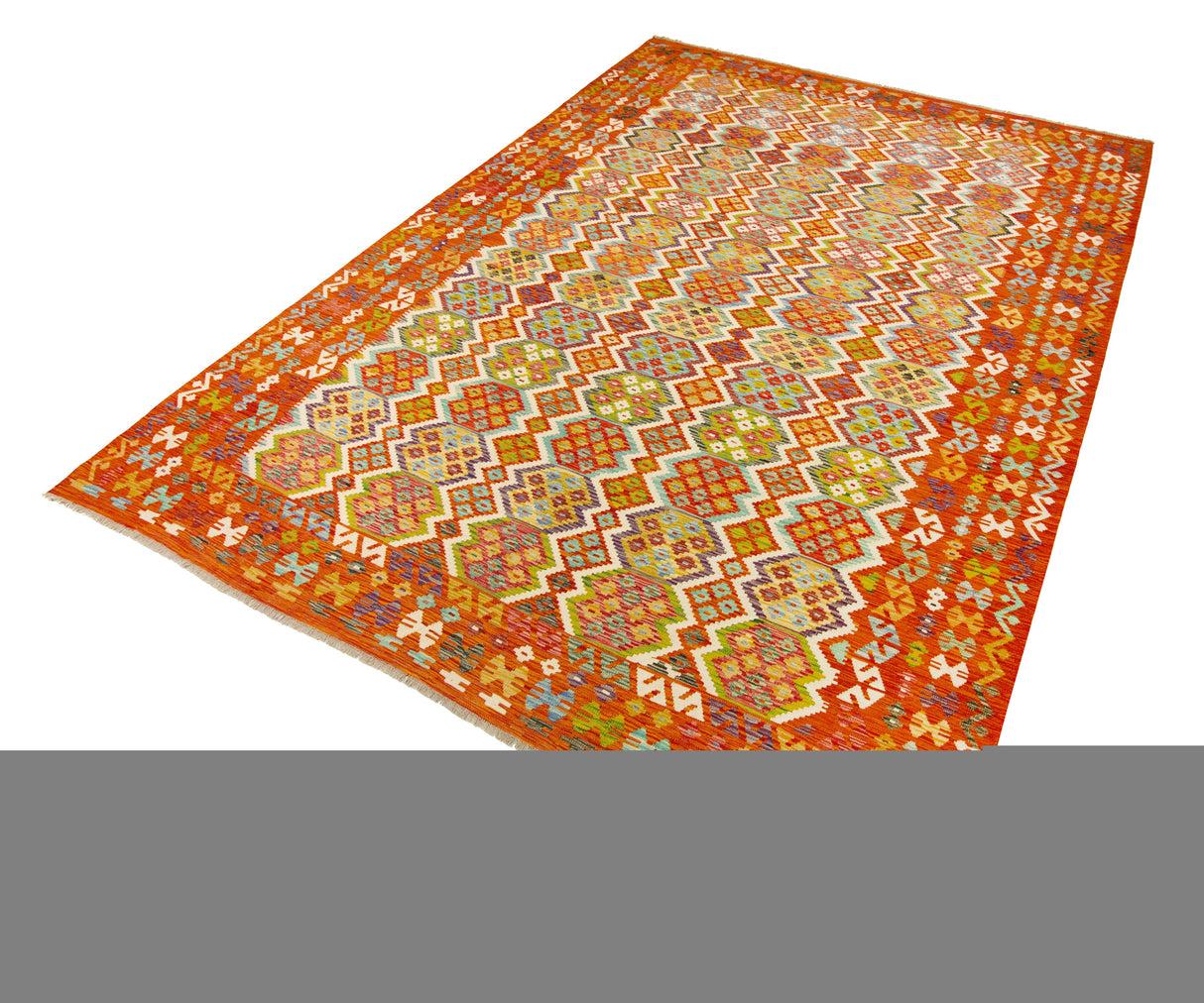 Kilim Afgano | 398 x 308 cm