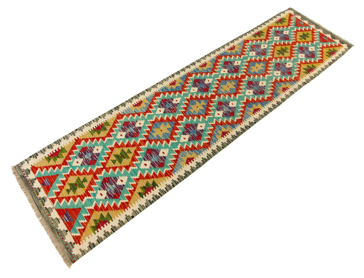 Kilim Afgano | 251 x 65 cm