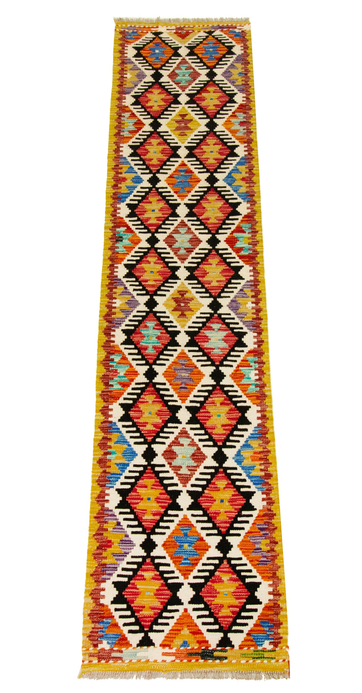 Kilim Afgano | 251 x 60 cm