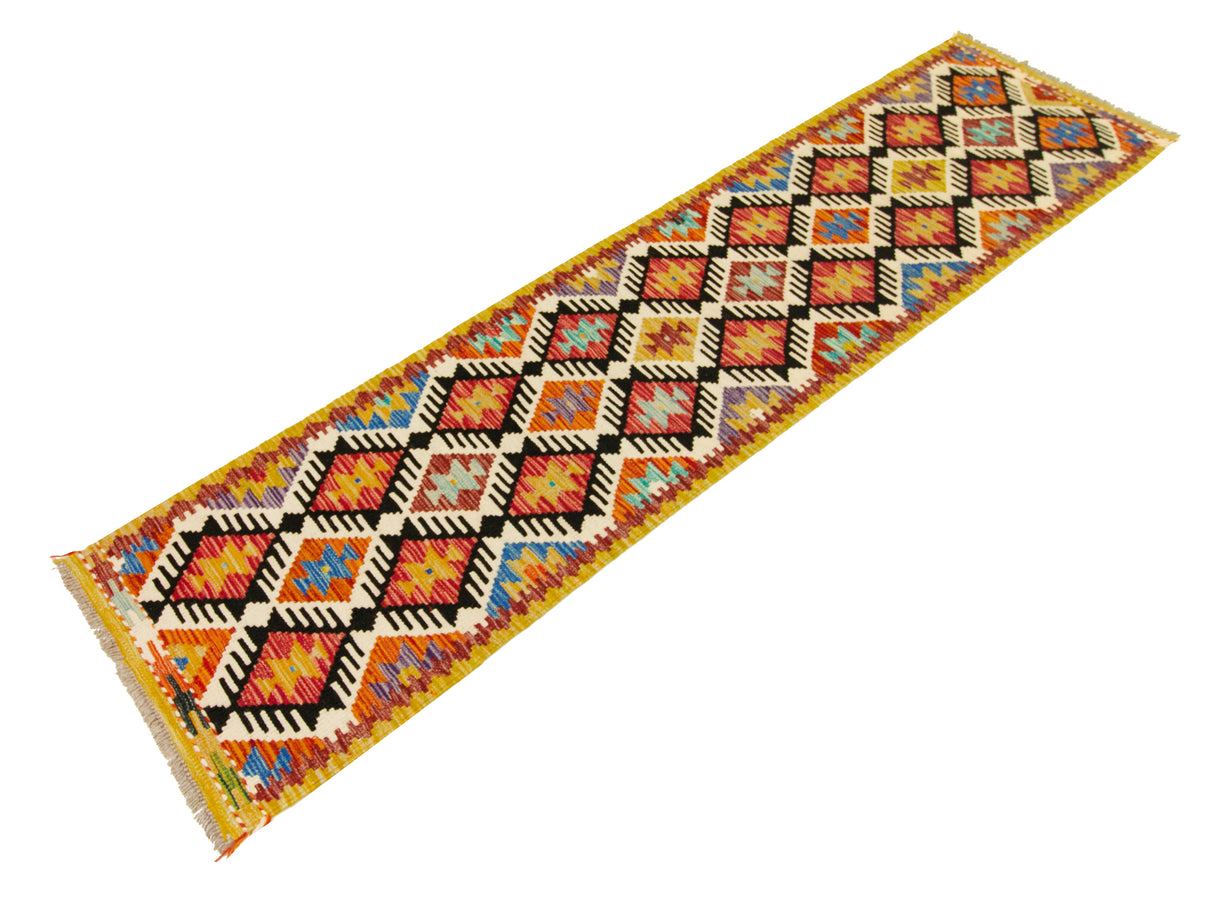 Kilim Afgano | 251 x 60 cm