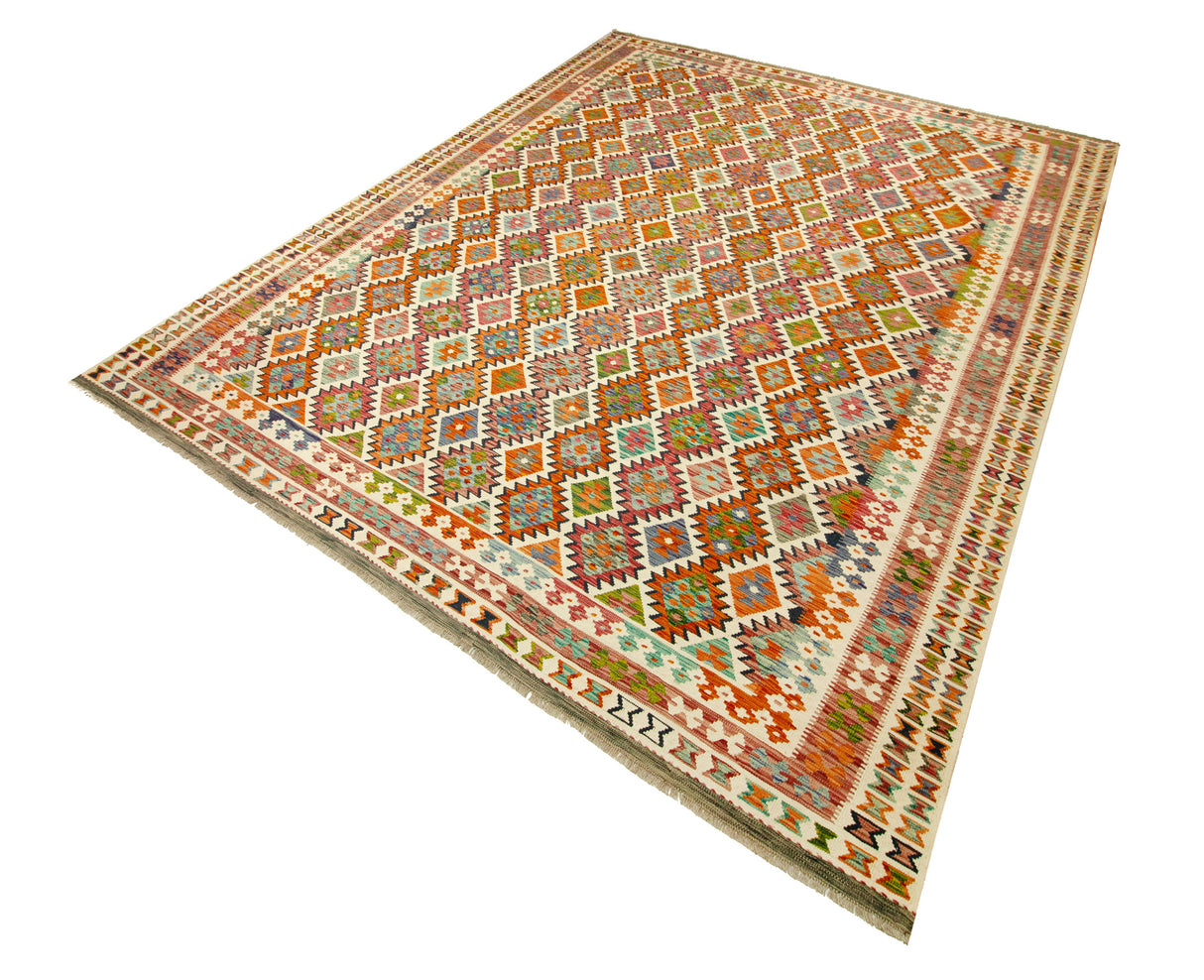 Kilim Afgano | 388 x 315 cm