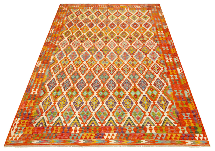 Kilim Afgano | 390 x 311 cm