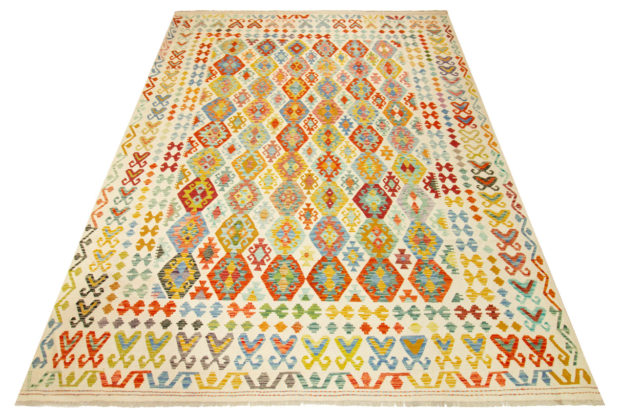 Kilim Afgano | 395 x 319 cm