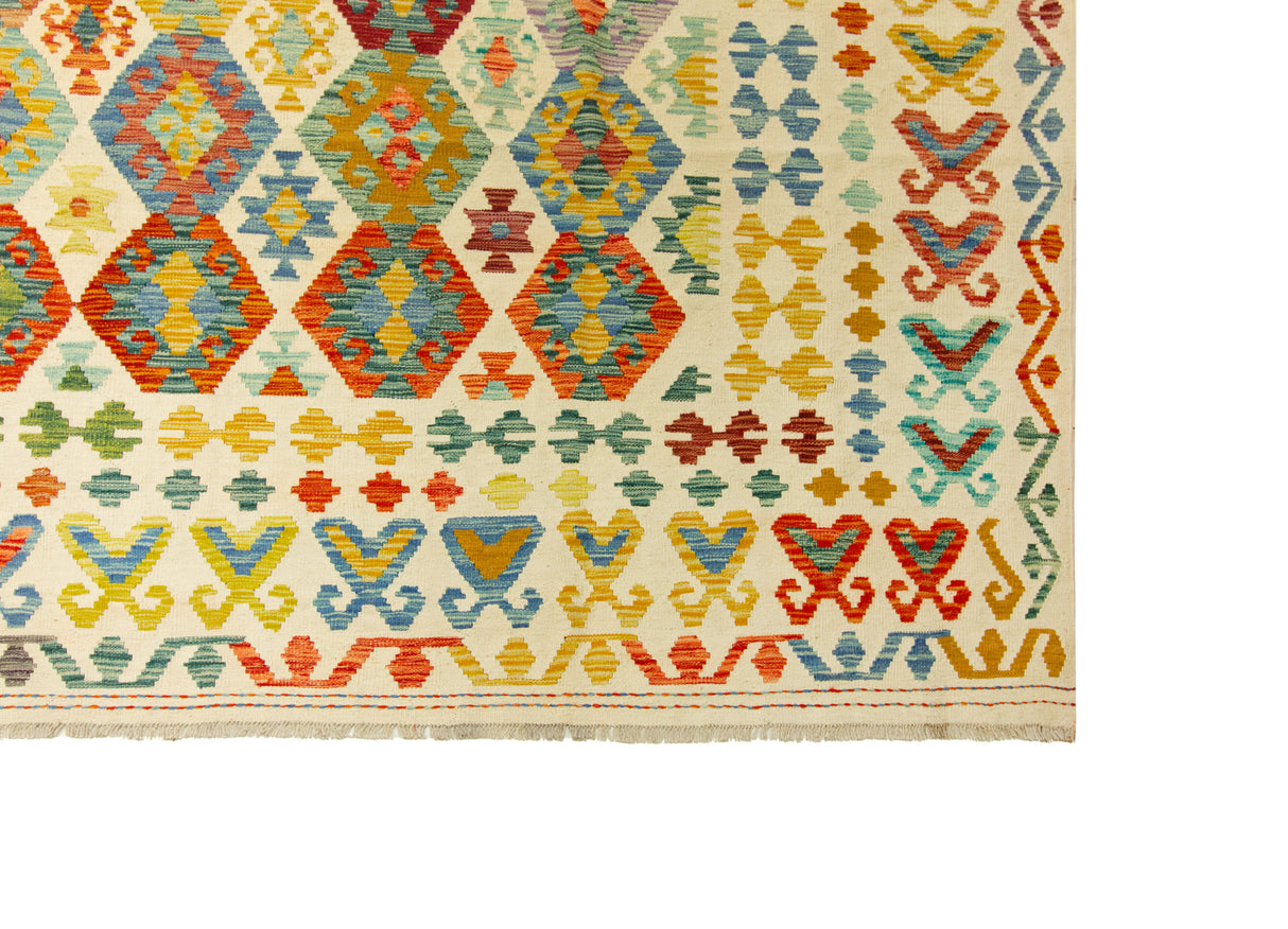 Kilim Afgano | 395 x 319 cm