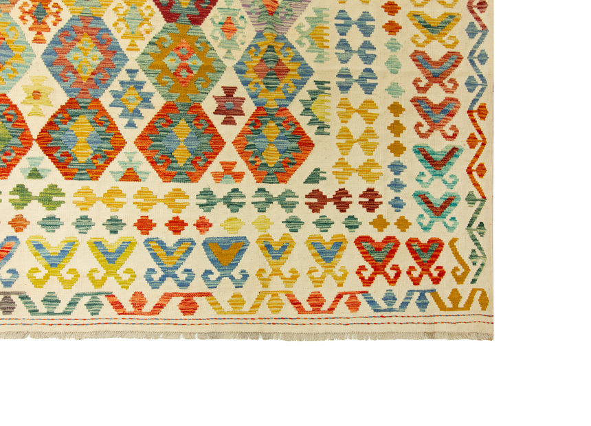 Kilim Afgano | 395 x 319 cm