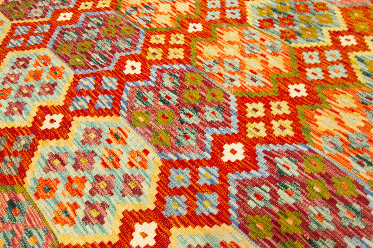 Kilim Afgano | 586 x 206 cm