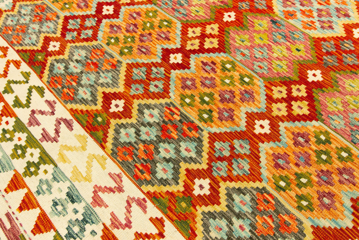 Kilim Afgano | 586 x 206 cm