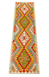 Kilim Afgano | 207 x 64 cm