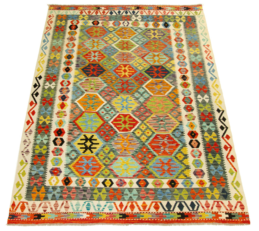 Kilim Afgano | 257 x 210 cm