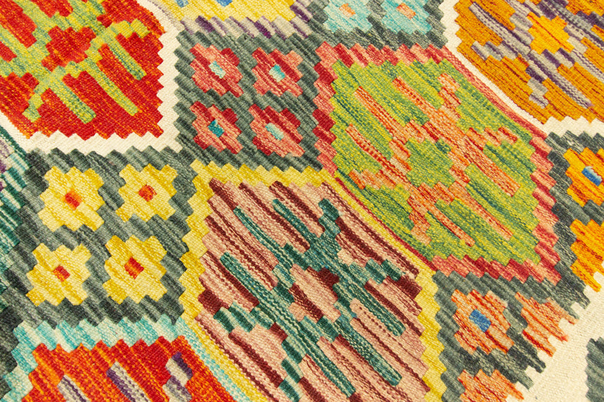 Kilim Afgano | 257 x 210 cm