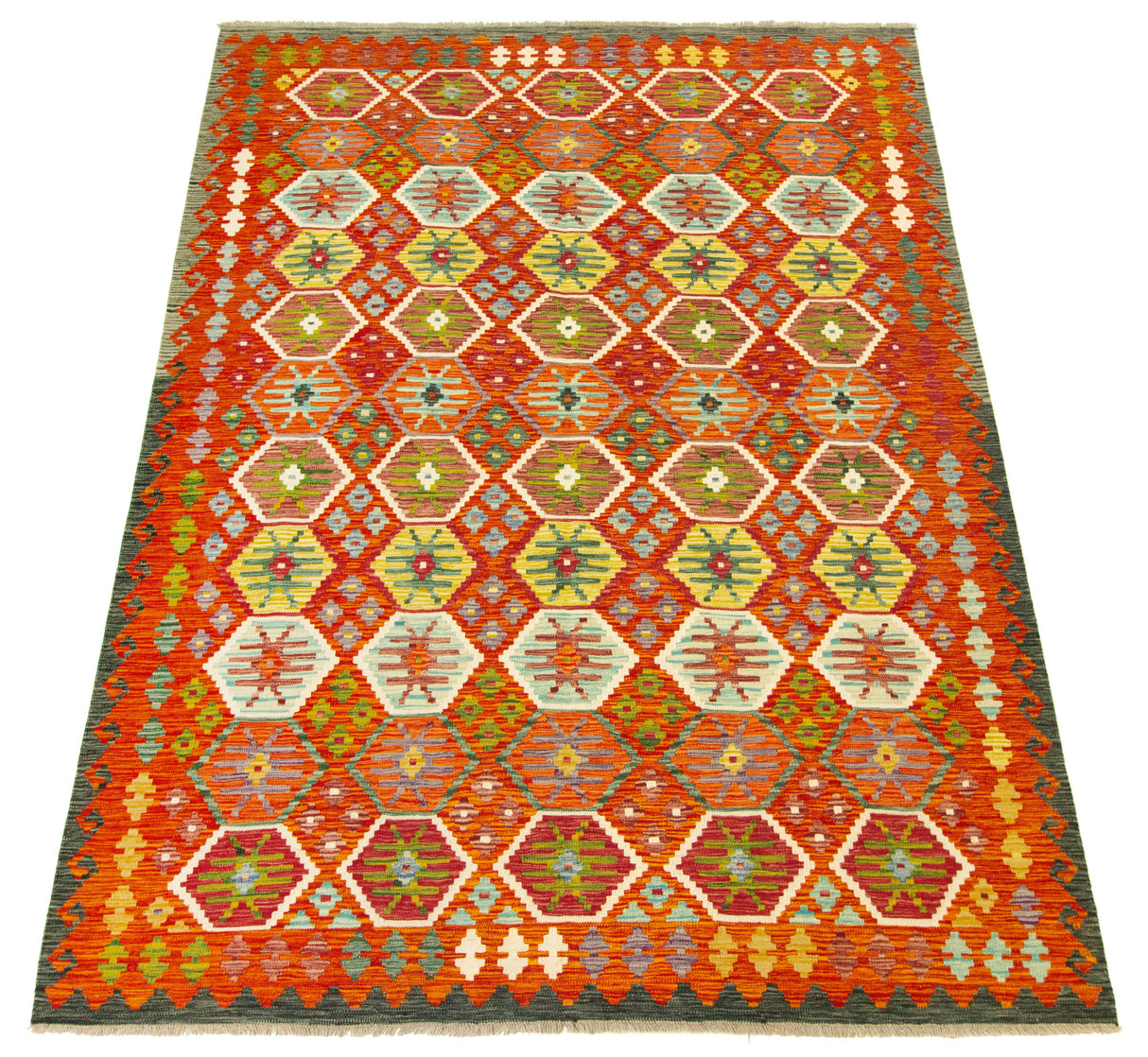 Kilim Afgano | 256 x 206 cm