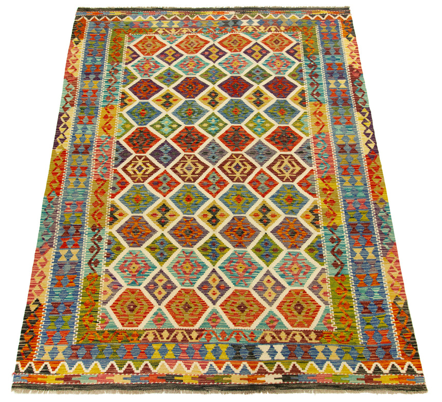 Kilim Afgano | 257 x 212 cm