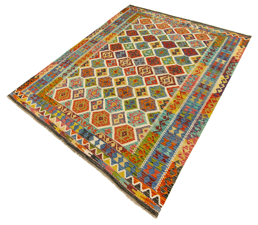 Kilim Afgano | 257 x 212 cm