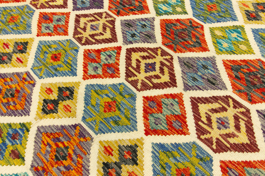 Kilim Afgano | 257 x 212 cm