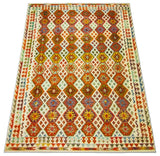 Alfombra Kilim Suave y Lavable