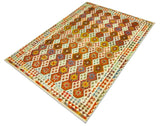 Alfombra Kilim Suave y Lavable