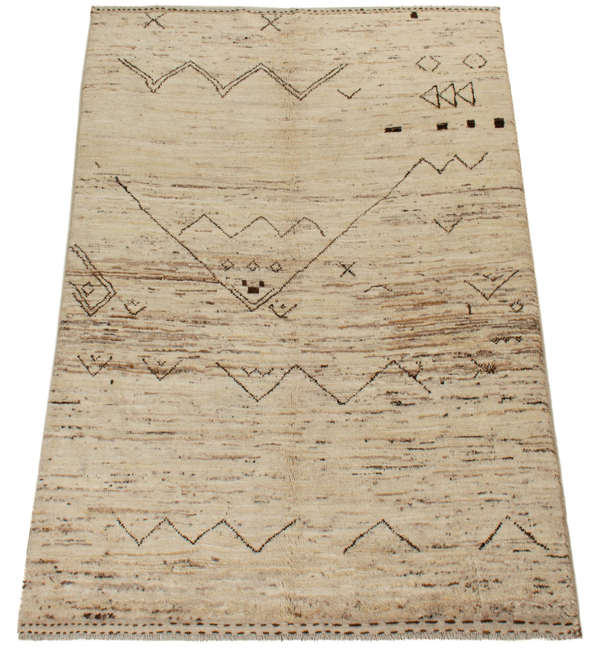 Alfombra Moderna Bereber Tribal | 204 x 138 cm