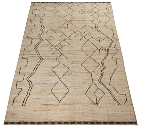 Tapete tribal berbere moderno | 358 x 244 cm