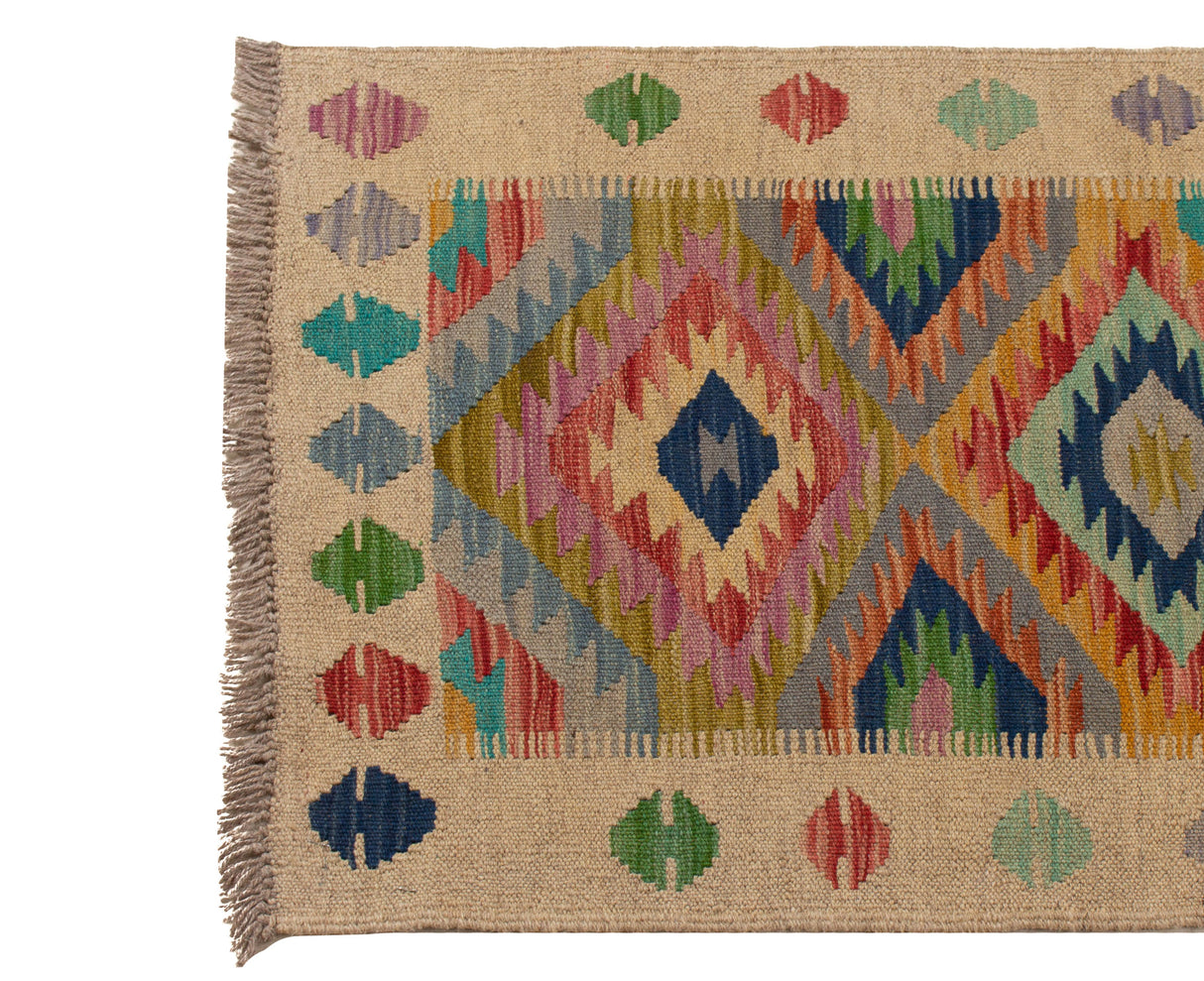 Kilim Afgano | 200 x 68 cm