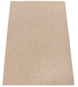Tapete moderno de bolas de lã lisa | 120x80cm