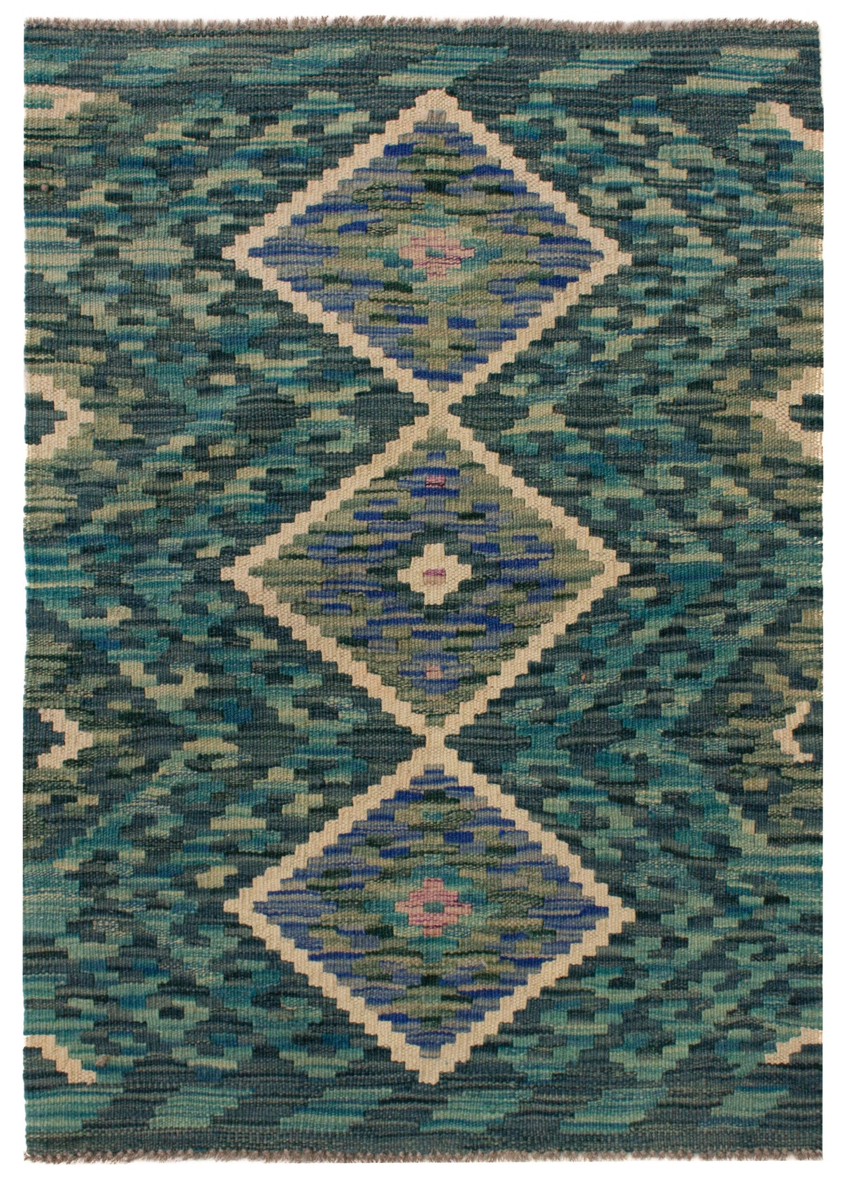 Kilim afegão | 90x60cm (aprox)