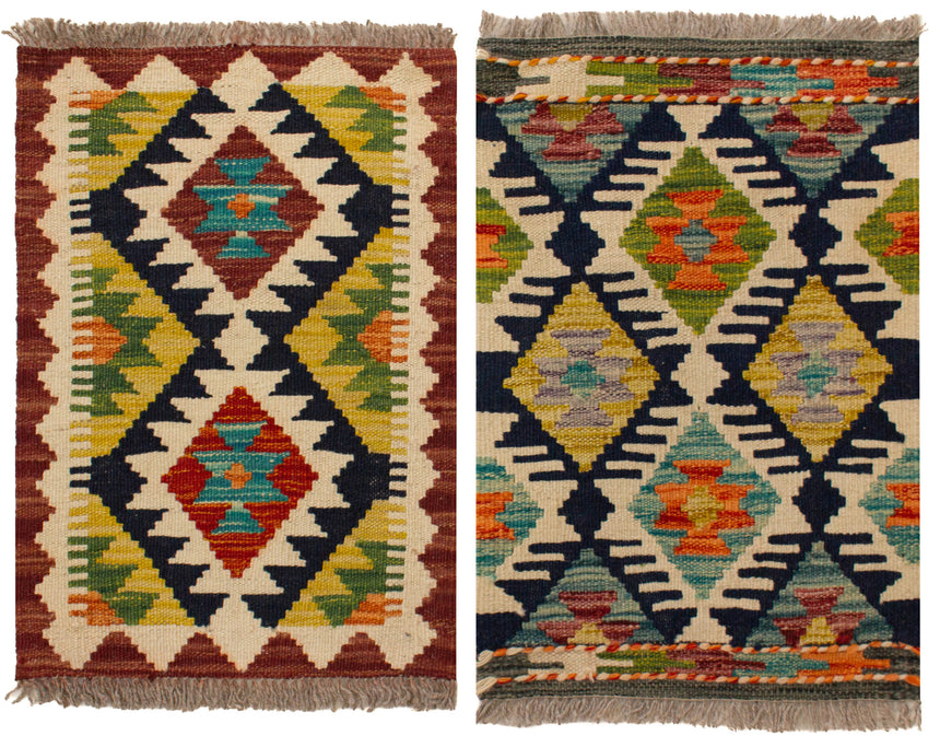 Kilim afegão | 60x40cm (aprox)