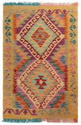 Kilim Afgano | 90 x 60 cm