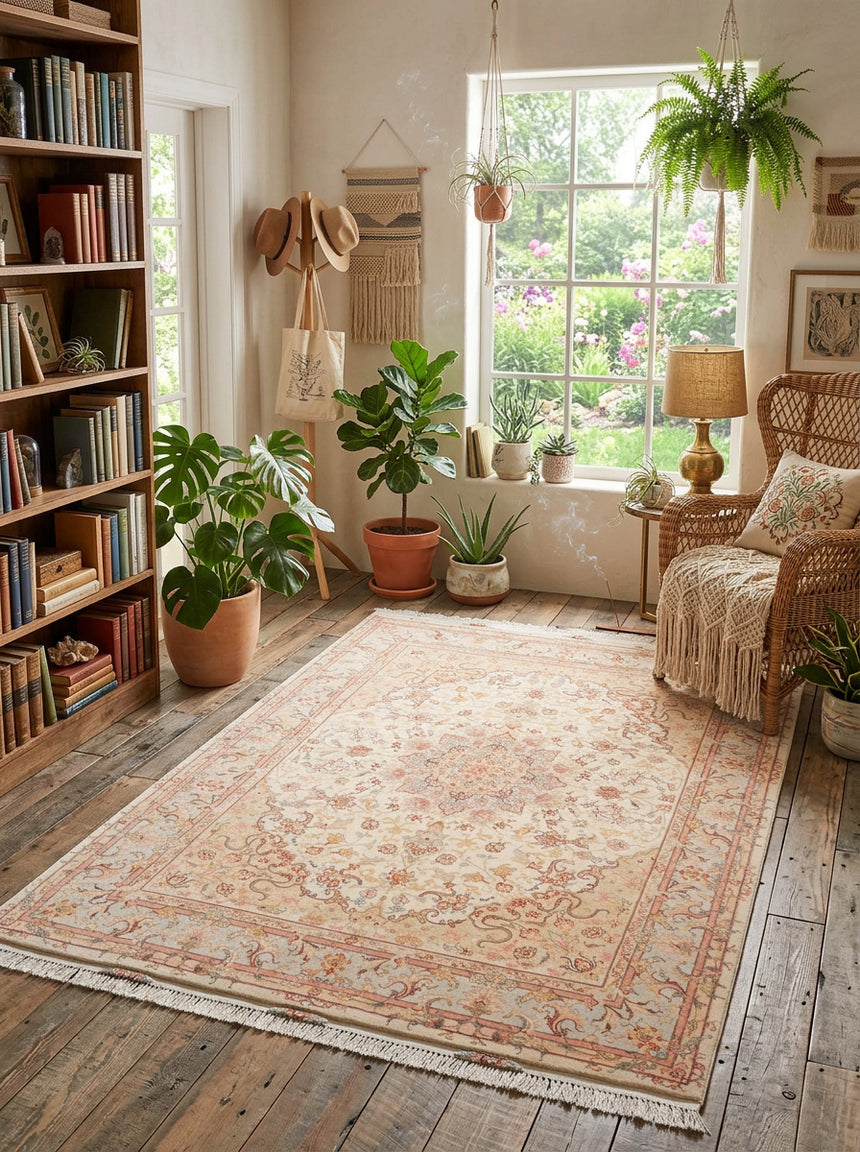 Persian rug Tabriz 50Raj | 206x150cm
