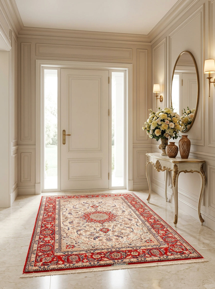 Alfombra Persa Exclusiva Isfahán | 227 x 152 cm