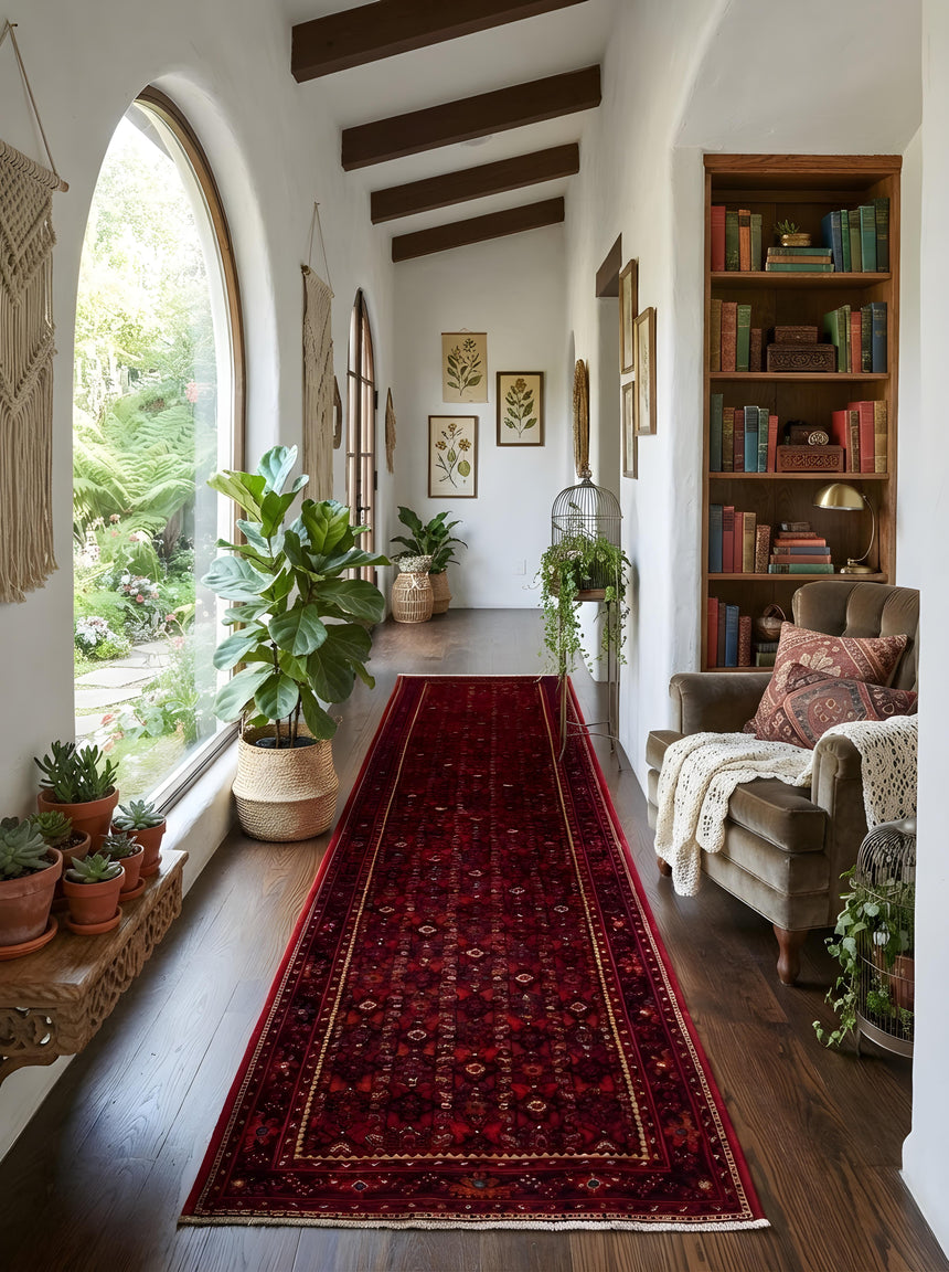 Carpetes persas Hamedan | 435 x 118 cm