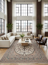Nain 9La Habibian Persian Rug, Antique 70 Years | 433 x 255 cm 