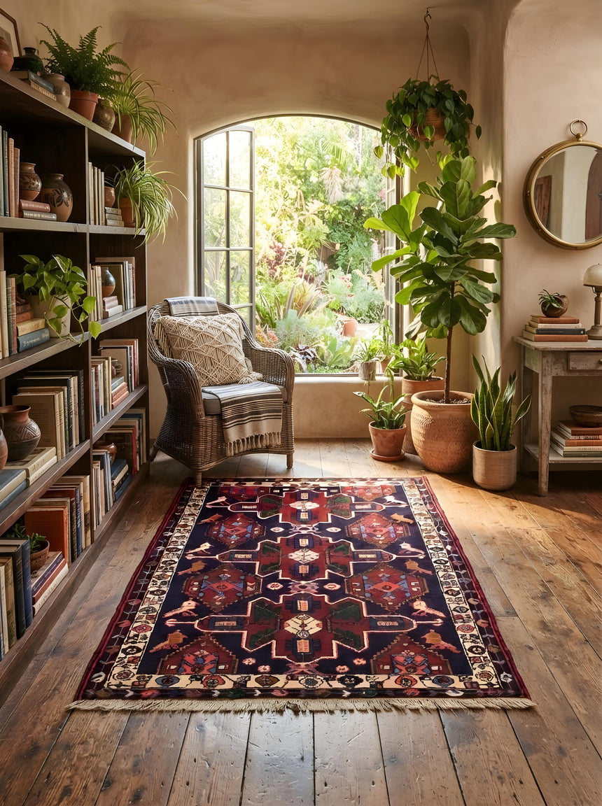 Alfombra Persa Hamedan | 140 x 100 cm