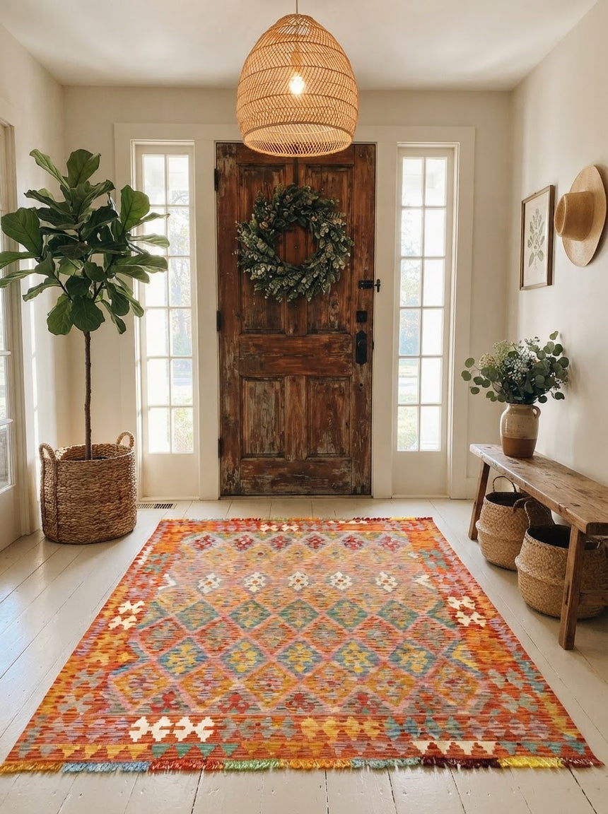 Kilim Afgano | 205 x 200 cm