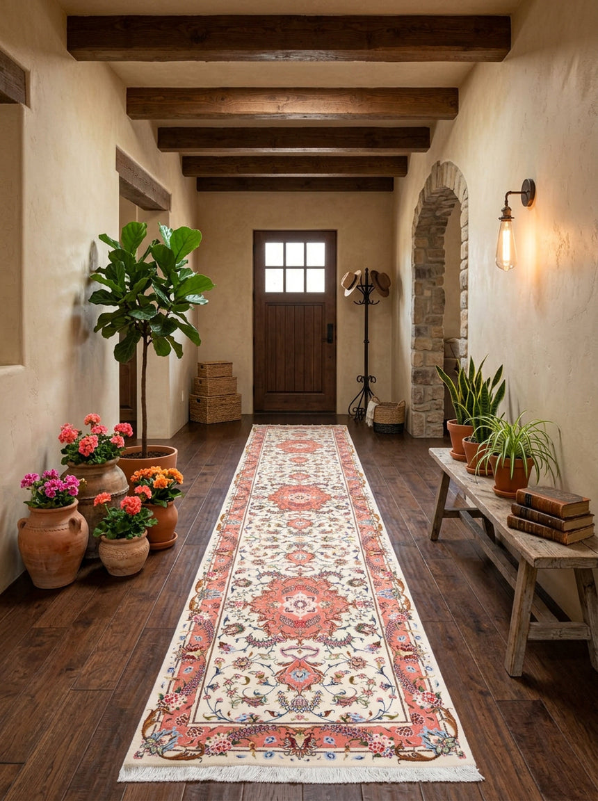 Tapete persa Tabriz 50Raj | 375 x 82 cm
