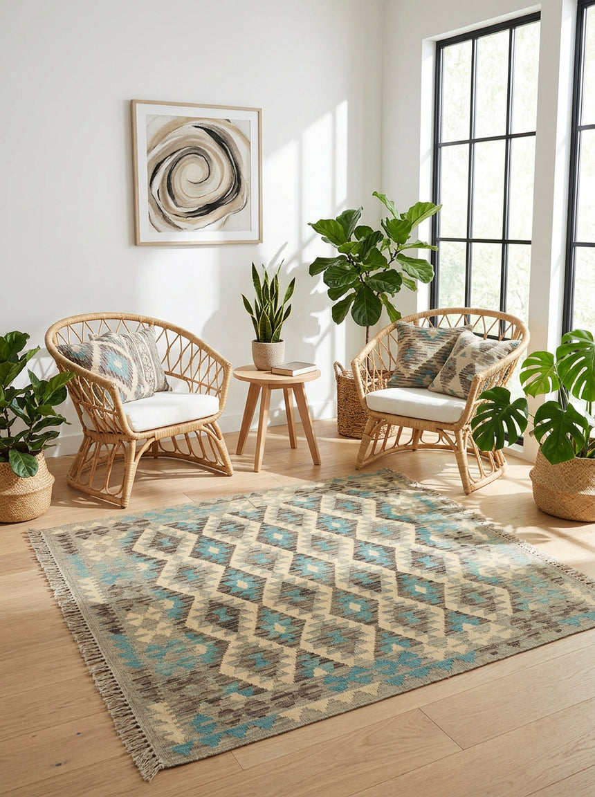 Kilim Afgano | 159 x 153 cm