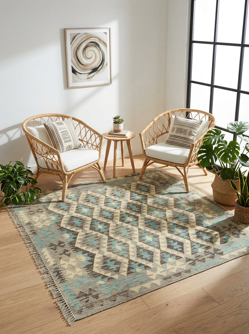 Kilim Afgano | 161 x 152 cm