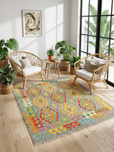 Kilim Afgano | 156 x 156 cm