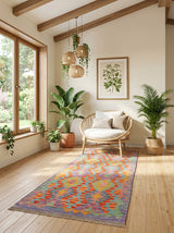 Kilim Afgano | 198 x 79 cm